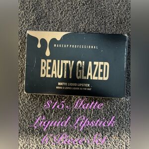 6 Piece Matte Liquid Lipstick -  Beauty Glazed set
